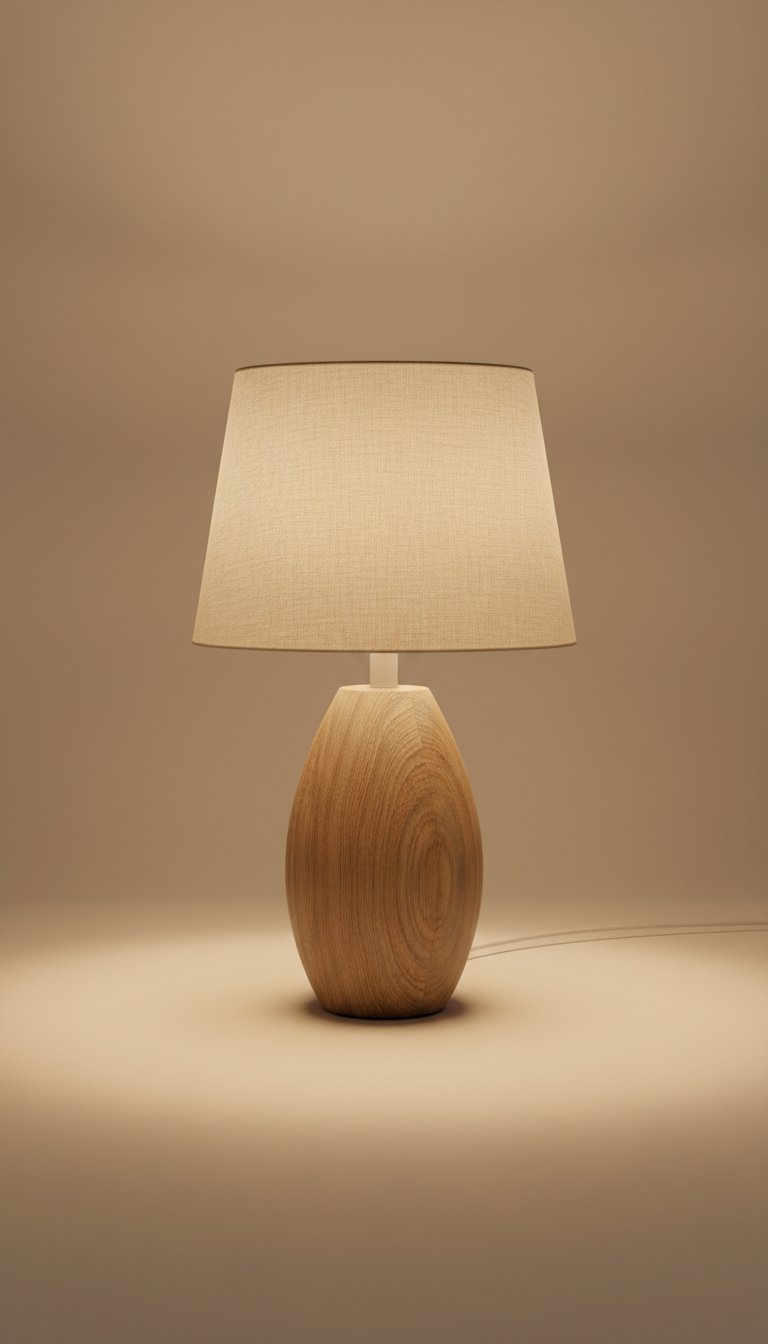 Compact Glow Bedside Lamp
