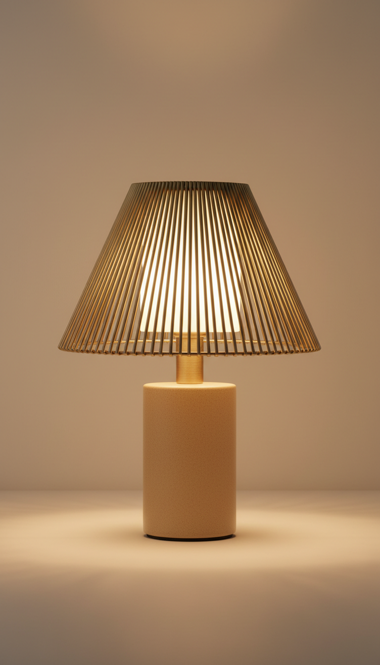 Linen Shade Reading Light